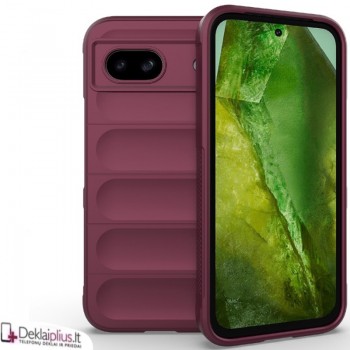 Magic Shield guminis dėklas - bordo spalvos (Google Pixel 8A)